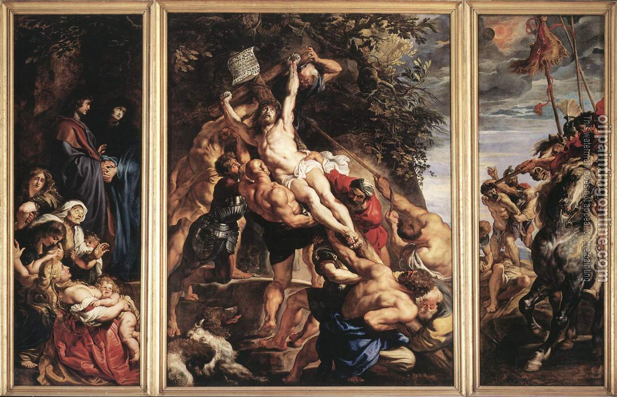 Rubens, Peter Paul - Raising of the Cross